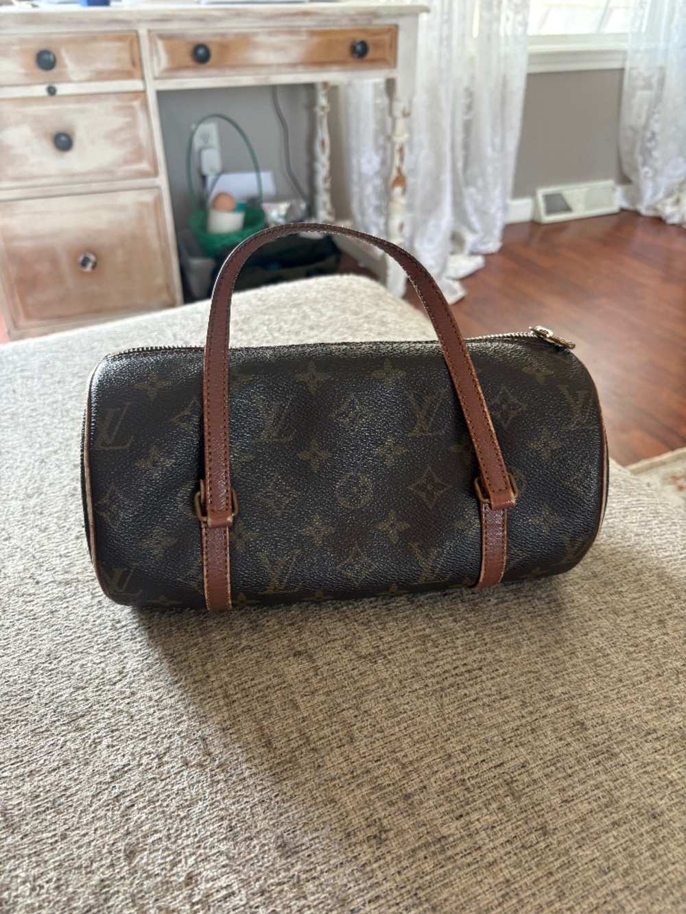 Louis Vuitton Brown Monogram Papillon Shoulder Bag